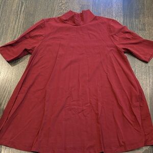 Chico's Red Tunic Top